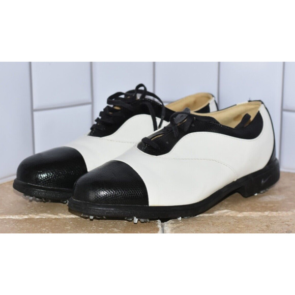 Nike AIR Comfort Golf Women's Sneaker Oxford Veranda Last Soft Spike 7 CLEAN - Picture 1 of 8